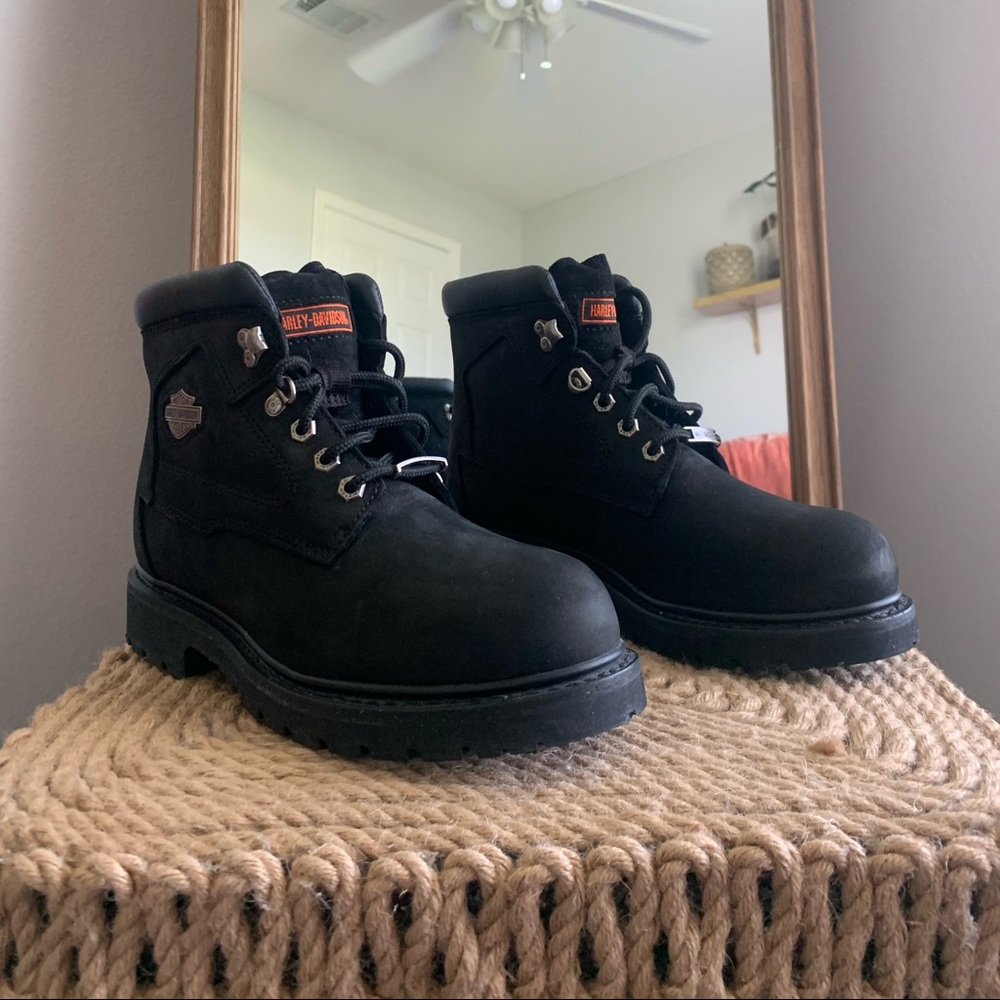 Mens Harley Davidson Badlands Motorcycle Boots